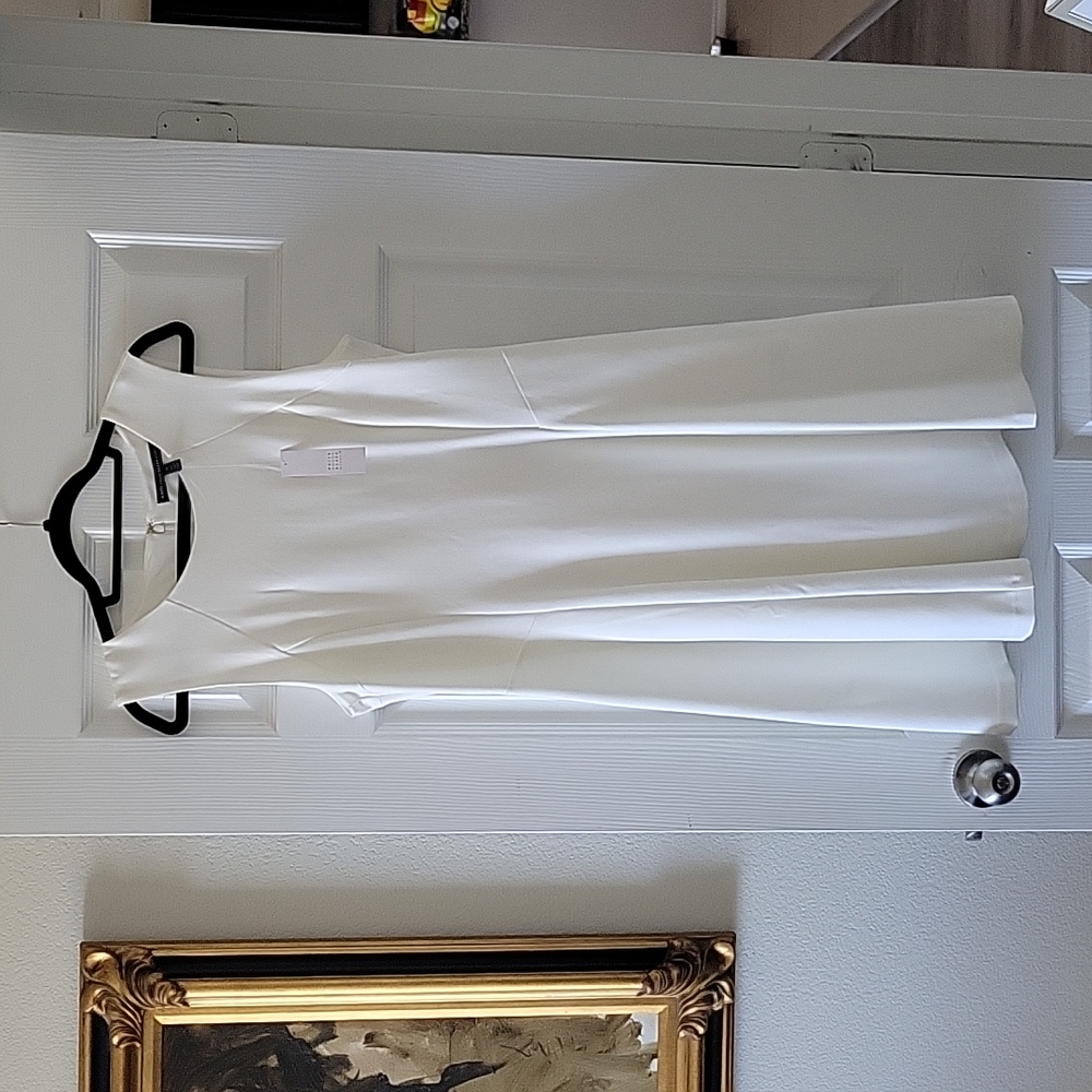 NWT WHBM White sleeveless dress